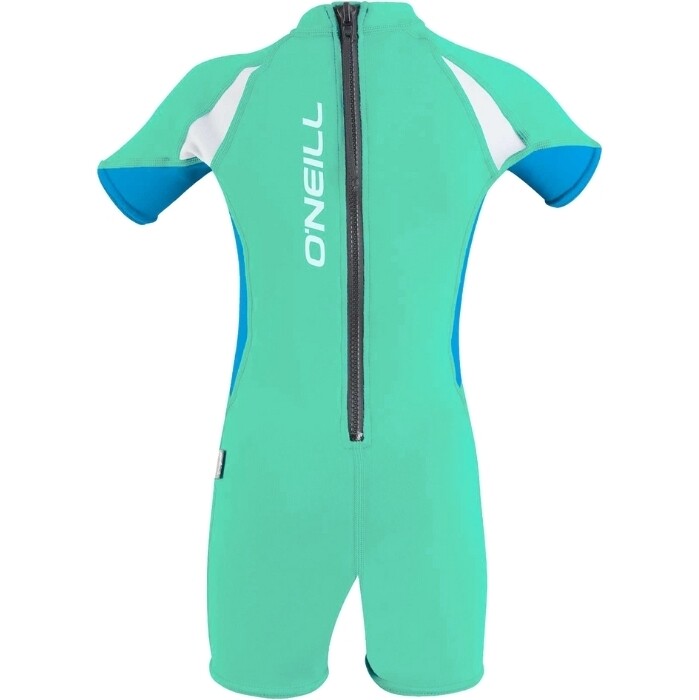 2024 O'Neill Infantes O'Zone UV Spring Sun Suit 5298G - Light Aqua / Sky / White